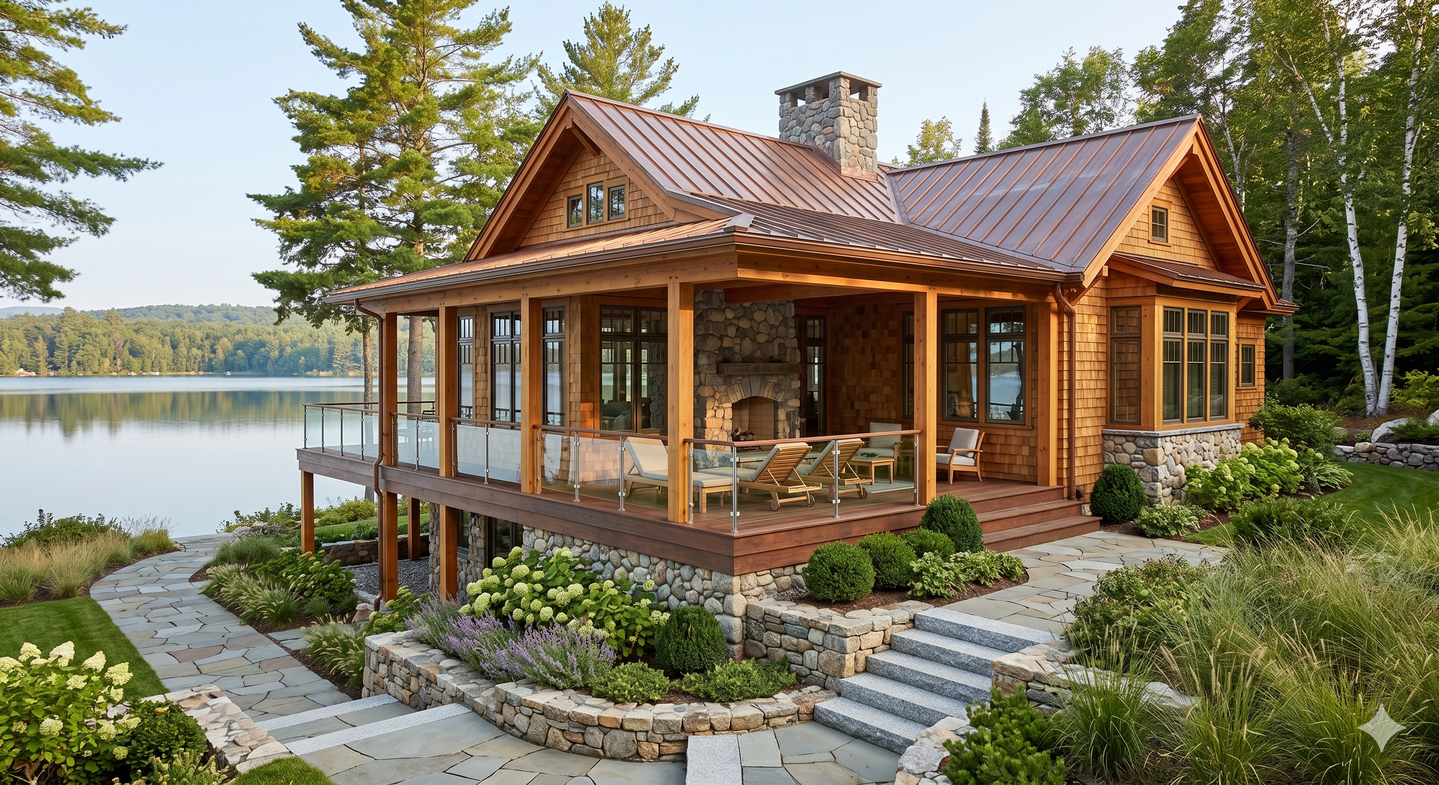 Lakefront cottage renovation by Reno Raptors